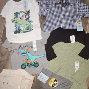 Cat & Jack White Short Sleeve Tee